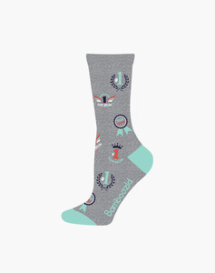 All: Bamboozld Womens Top Mum Socks - Grey / W2-8
