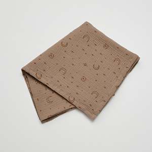 Organic Muslin Swaddle - Night Sky