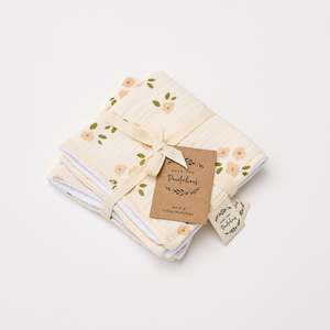 Latest Arrivals: Wash Cloth Set of 2 - Daisy