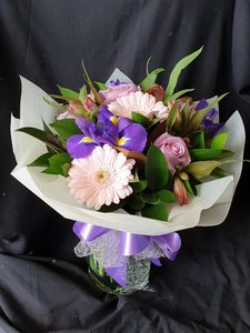 Products: Pink in a glass Vase