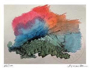 Digital Illustration Prints: Day 36/100 "Mistral" ART PRINT from #watercolourconversation