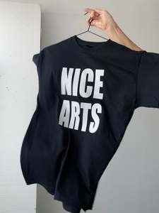 NICE ARTS Made to Order Tee - Black w Sport Dots