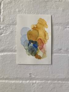 Studies: 'Ouvert #4' - acrylic on paper (2022)