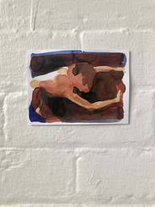 Studies: 'Ouvert #2' - acrylic on paper (2022)