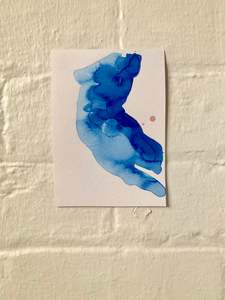 Studies: 'Ouvert #1' - acrylic on paper (2022)