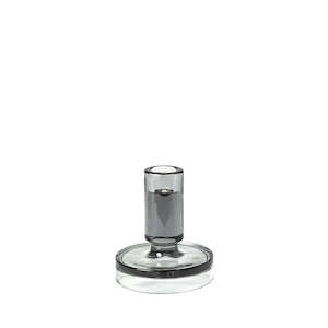 Broste Candleholder Petra: Dark Grey - Medium