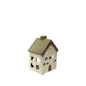 Gifts: Alsace Tea Light Villa: Olive Green