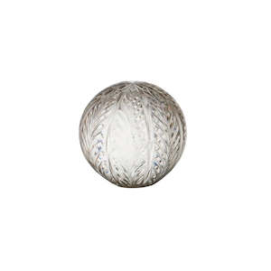 Wing Cut Glass Ball - 5"