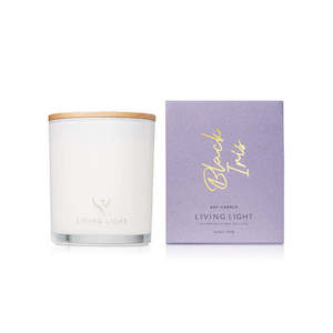 Soy Large Candle: Black Iris