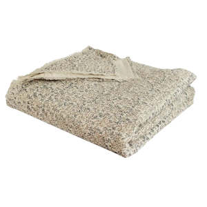 Iris Blue Cotton Crepe Bedcover - 205x240