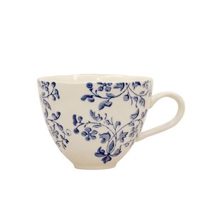 Florentine Handpainted Cup: Bleu