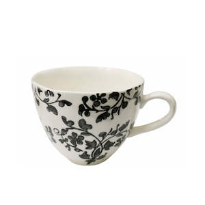 Florentine Handpainted Cup: Noir