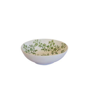 Bowls: Florentine Verde Handpainted Bowl - Green