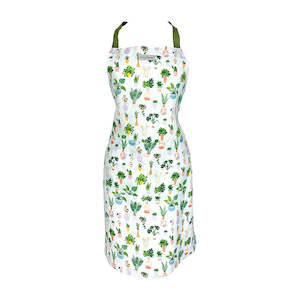 Kitchen Accessories: Linen Apron Reg Plant Lover