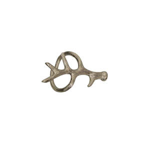 Kitchen Accessories: Antler Napkin Ring - Silver
