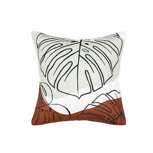 Cushions 1: Liana Cushion with Polyester Inner: Teak - 50x50