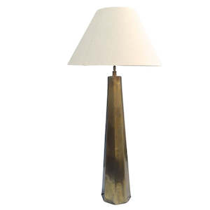 Luggate Tapered Floor Lamp Base in Aged Brass Finish