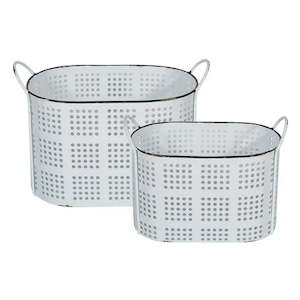 Ellis Oval Utensil Basket - Large