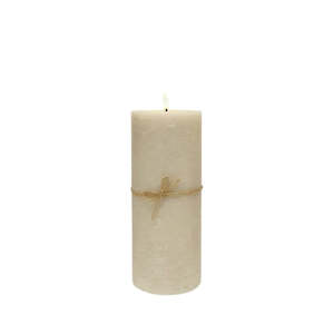 Candles: LED Flameless Candle: Taupe - 10x25