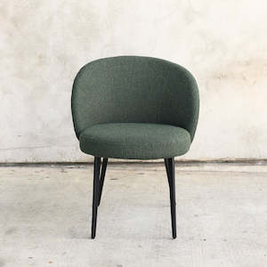 Blake Dining Chair: Olive Green