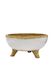 Pablo Glazed Wide Planter White