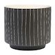 Blurred Lines Dark Grey Pot - Large