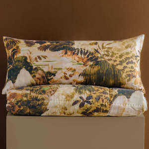 Bed Cushions: Floresta Lark Bolster Cushion - 90x40