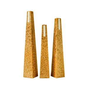 Icicle Candle: White Lily - Large