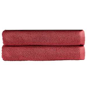 Towels Bath Rugs: Christy Brixton  Bath Mat - Pomegranate