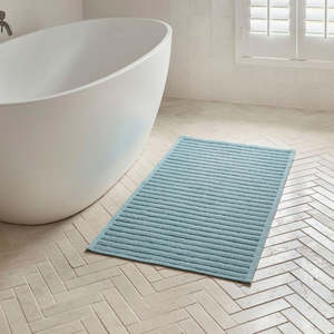Bed Bath: Nova Plush Double Bath Mat - Baltic Green