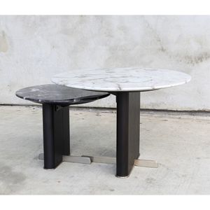Furniture: Sienna Marble Top Coffee Table - Small