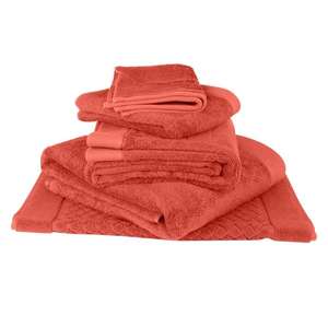 Towels Bath Rugs: Bamboo Bath Towel - Paprika