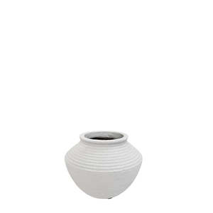 Kitchen Dining: Athena Urn in Santorini White - Medium