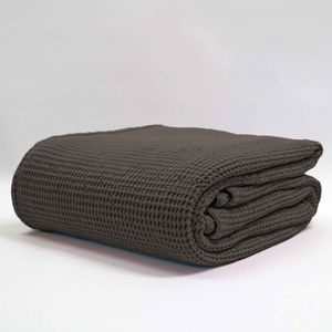 Newbliss Stonewashed Blanket: Gunmetal - Large