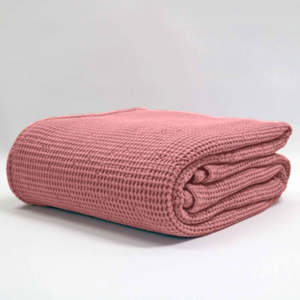 Newbliss Stonewashed Blanket: Blossom - Large