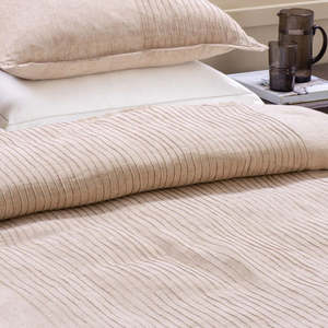 Duvet Covers: Kaiyu Pink Clay Duvet Cover - King
