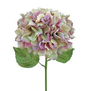 Faux Plants Foliages Flowers: New Italian Hydrangea - Vintage Pink