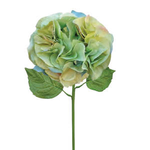 Sale Faux Flowers Foliage: Sage Green Petal Hydrangea - Large