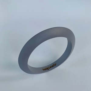 Alva Wood Grape Bangle - Small