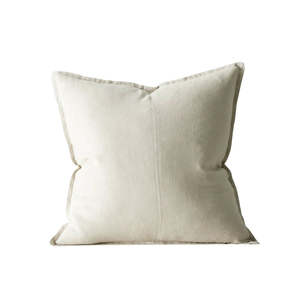 Cushions: Como Cushion: Oatmeal - 50x50