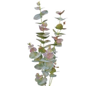 Tall Eucalyptus Spray: Pink/Grey