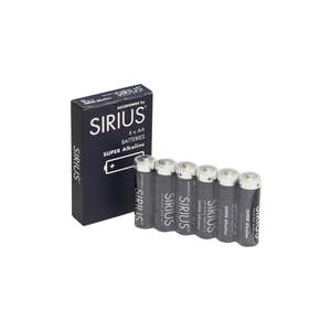 Candles: Sirius Batteries: AA Deco Power - 6PK