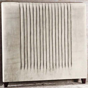 Furniture: Vernara Headboard Parchment - Queen