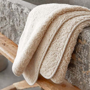 Super Pile Cotton Hand Towel - Raw