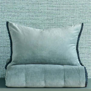 Plissado Cushion: Duck Egg - 60x40