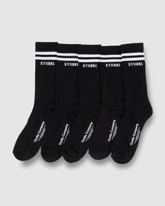 Mens Sale Socks: MENS MINIMAL THRILLS 5 PACK SOCKS