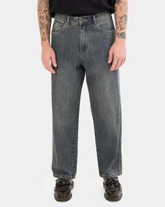 Mens Heavy Heart Big Lounger Denim Jeans