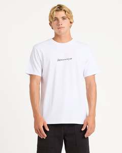 Mens Logo T Shirts: Mens Rushed Logo T-Shirt