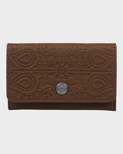 Womens Wallets Purses: Womens Crazy Diamond Leather Wallet