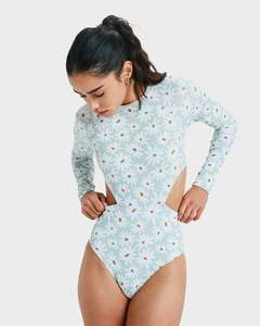 Womens Sale Rash Vests: Womens Dream Floral One Piece Rash Vest